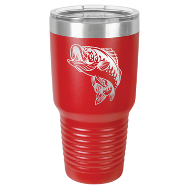 Bass Fishing 30oz Ringneck Tumbler